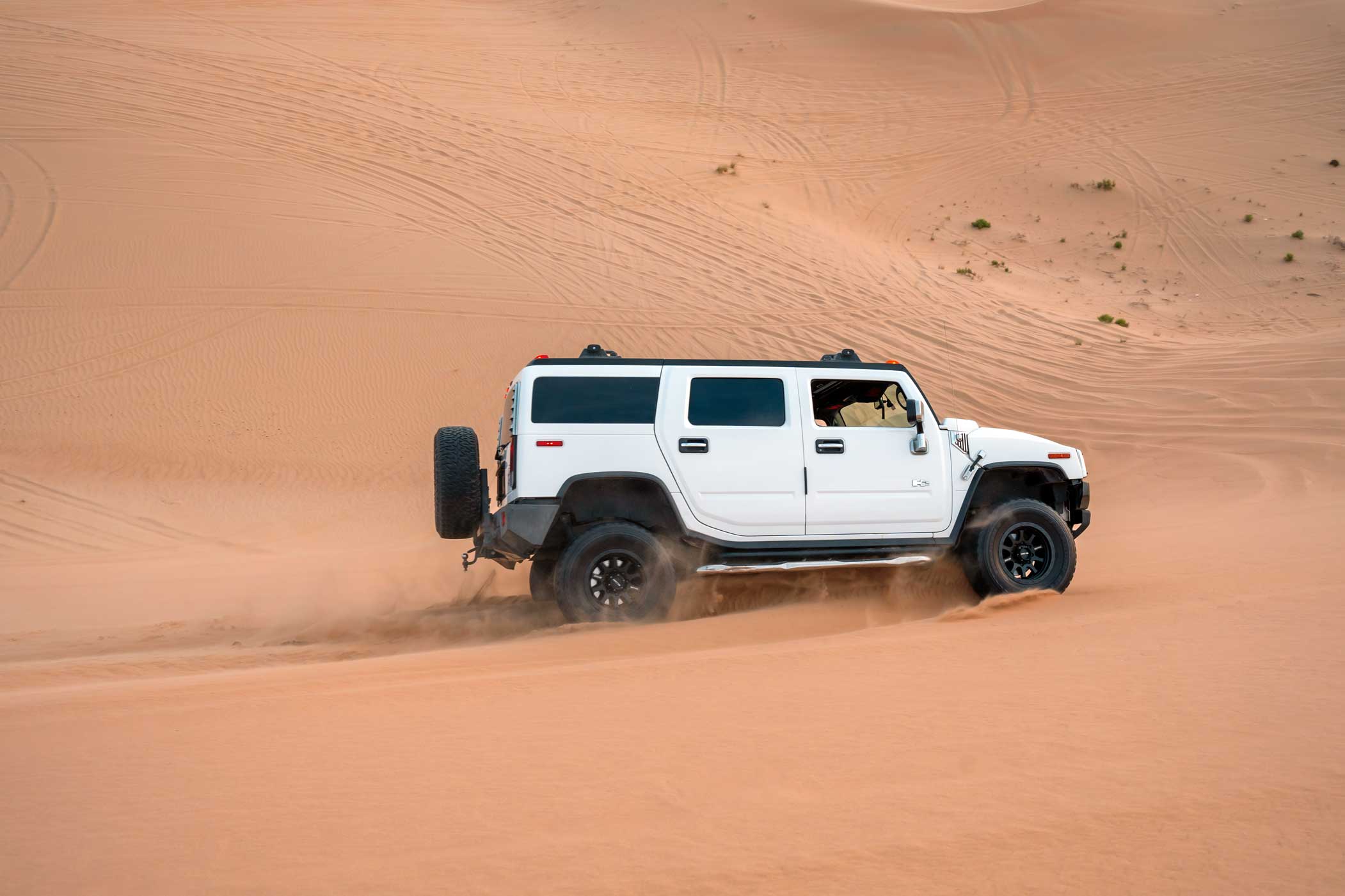 Evening Desert Safari Abu Dhabi in Hummer